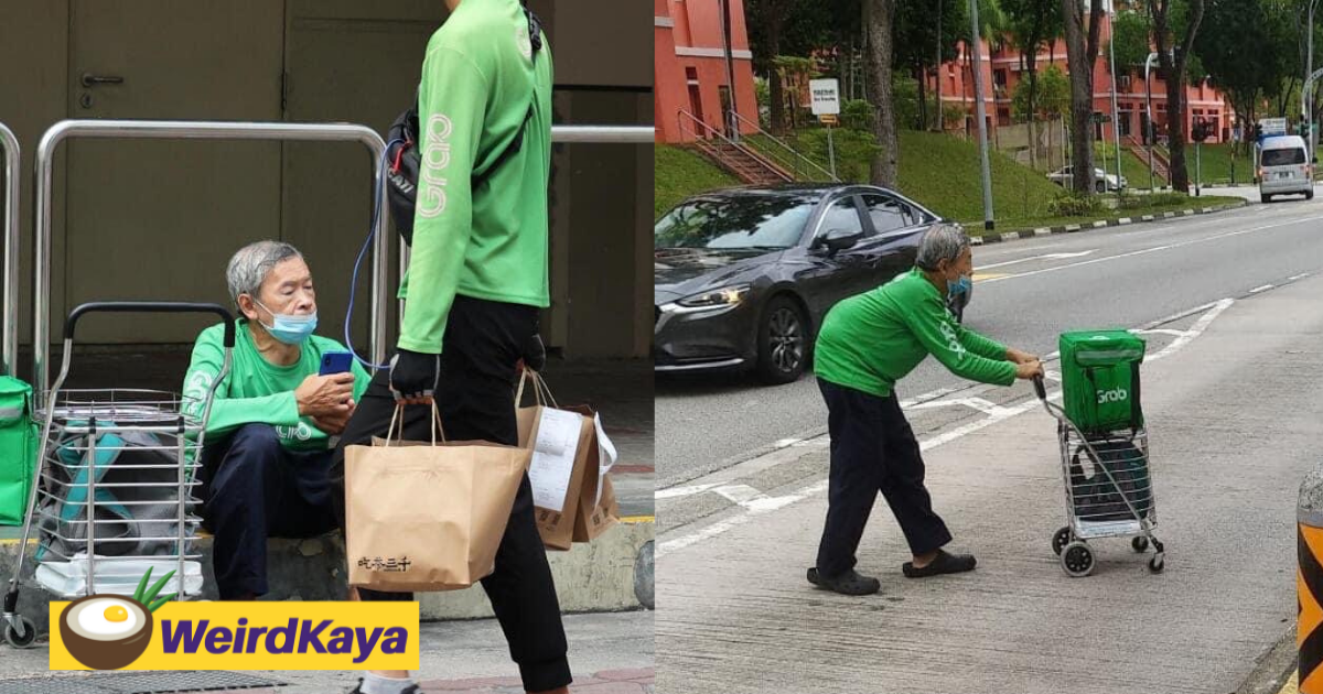 64yo hunchbacked uncle walks to deliver meals every day and spends 1 hour per order | weirdkaya