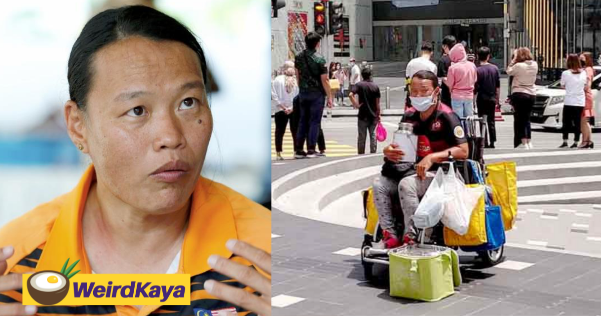 Months after her story went viral, ex-paralympian koh lee peng is still selling tissue papers at bukit bintang | weirdkaya