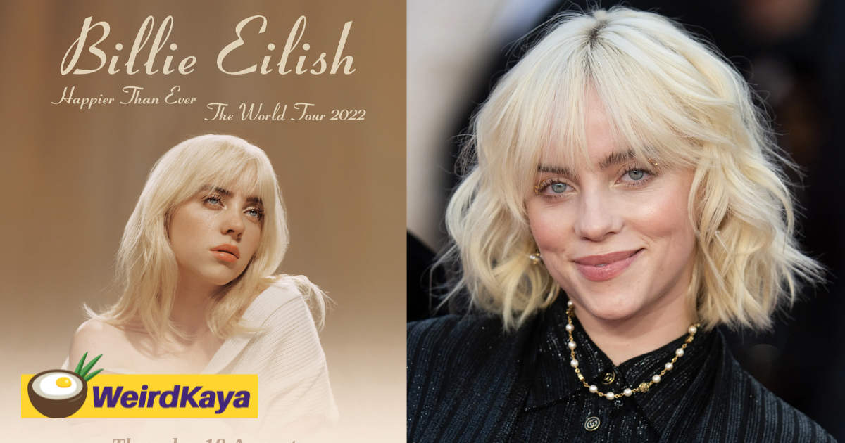 See billie eilish in a crown at her very first concert in malaysia on aug 18! | weirdkaya