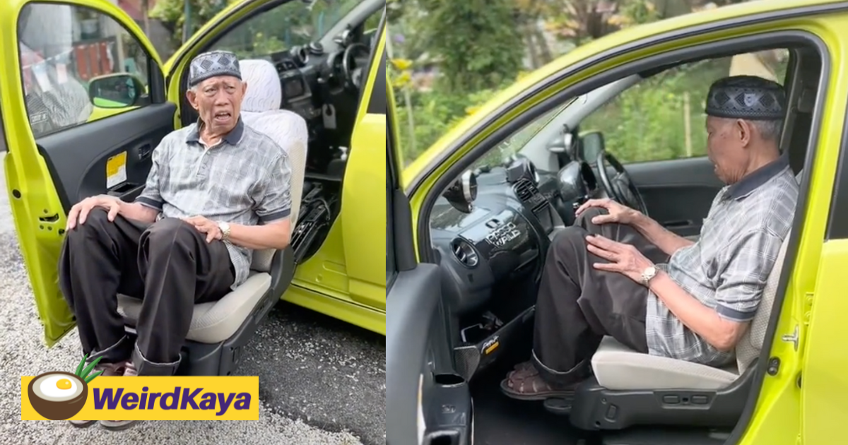 [video] thoughtful son praised for modifying passenger seat for disabled father | weirdkaya