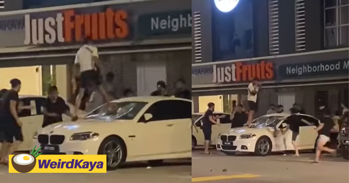 Cops on the hunt for 20 men caught rioting at sri petaling with weapons | weirdkaya