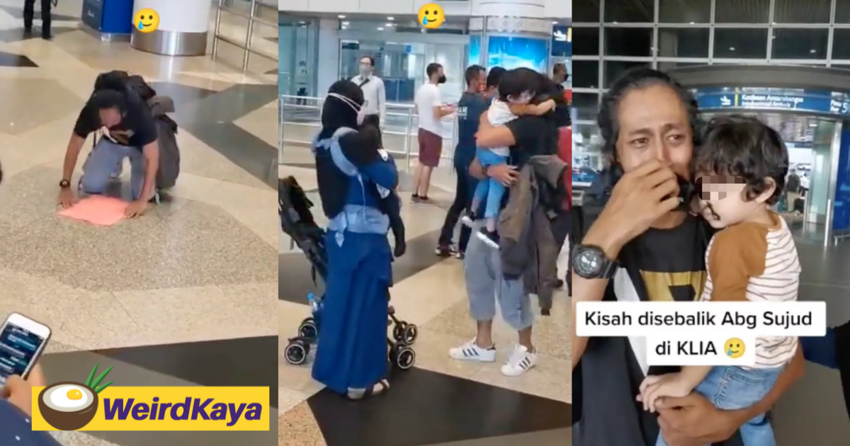 M'sian returns home to another son after getting stranded in s'pore for two years | weirdkaya