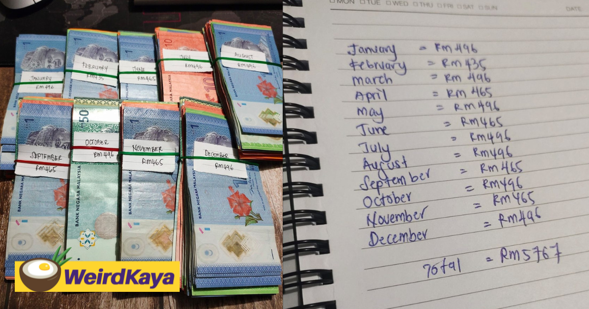 M'sian shares how she managed to save rm4,310 in nine months | weirdkaya