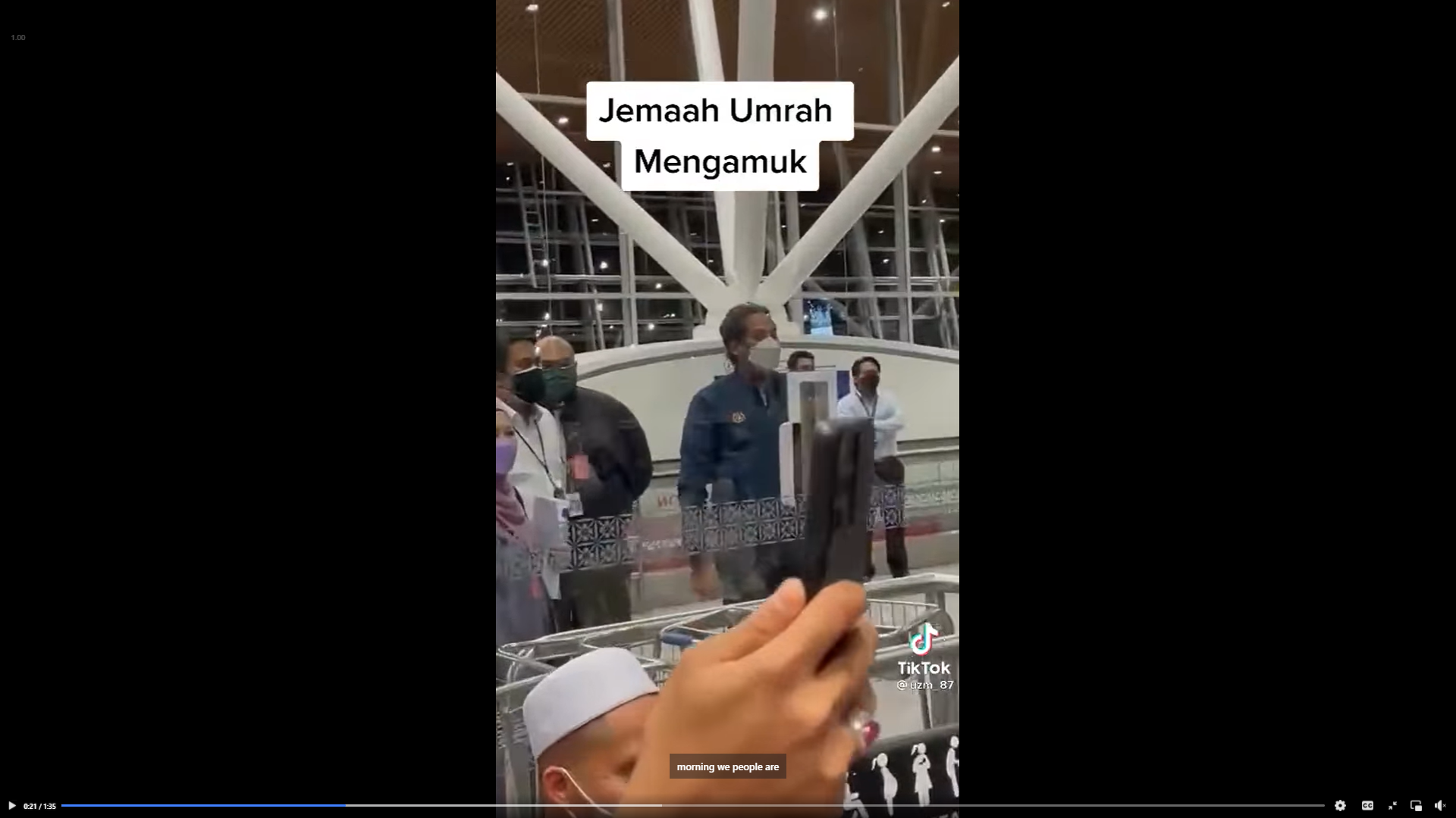 Tempers run high as 500 umrah pilgrims wait for hours to wear tracking devices at klia
