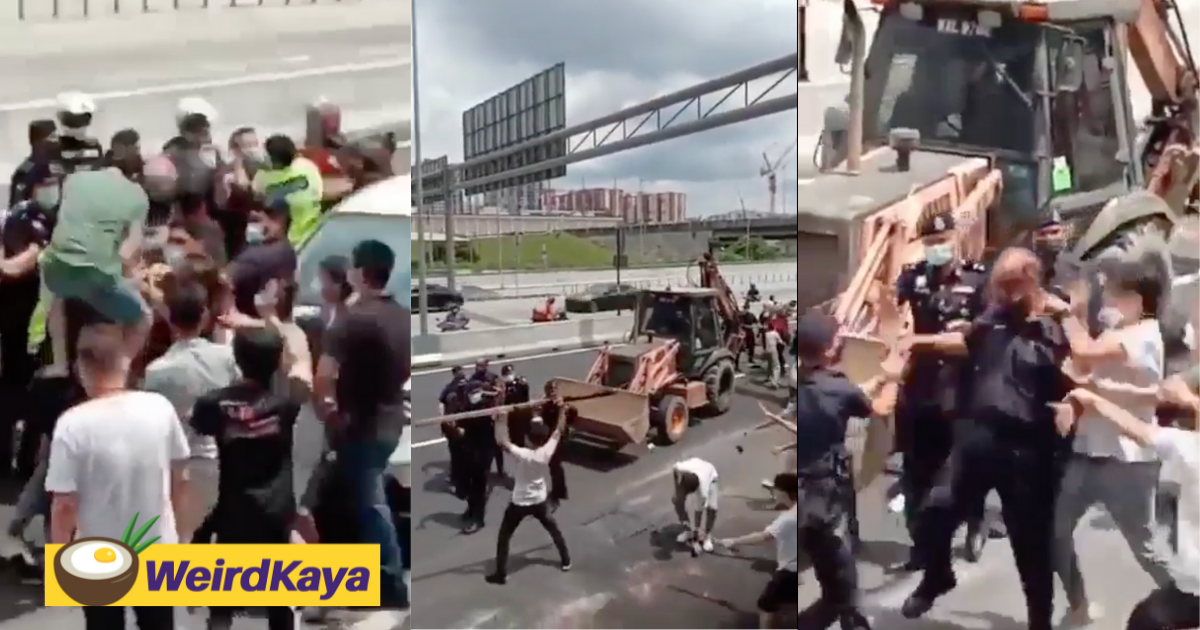 Huge fight erupts near salak south temple, leading to 2 injuries and 4 arrests | weirdkaya