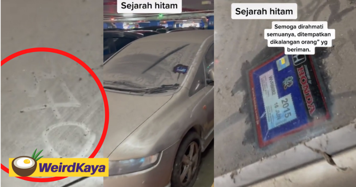 Dust-caked car which was parked at klia for 8 years believed to belong to mh370 victim | weirdkaya