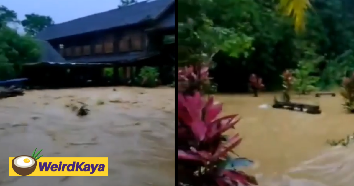 [video] 140 houses at janda baik damaged by flash floods caused by heavy rain | weirdkaya