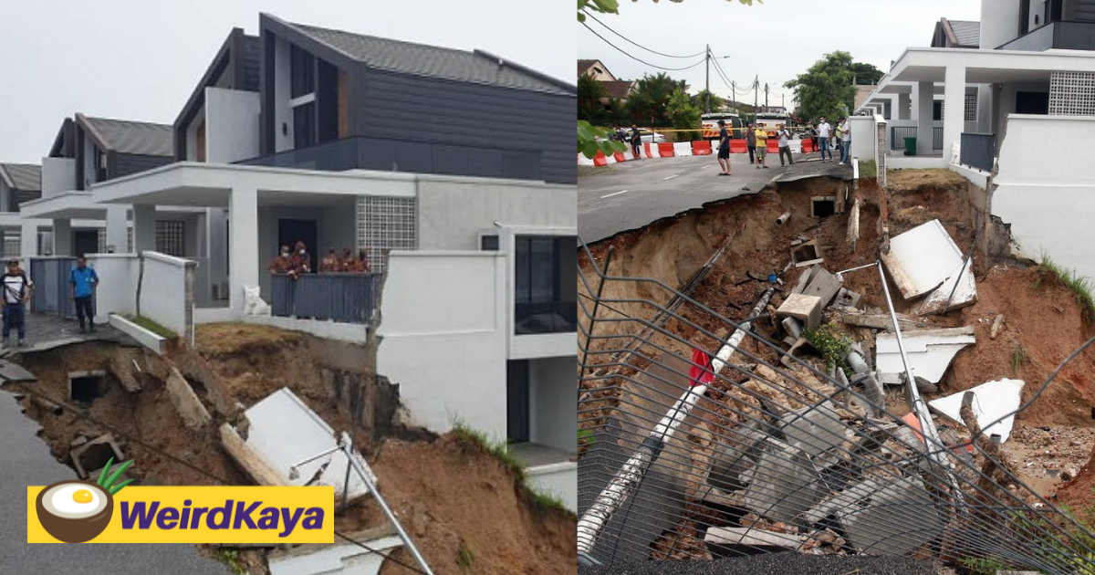 [video] ipoh family moves into brand new home, loses it to landslide 48 hours later | weirdkaya